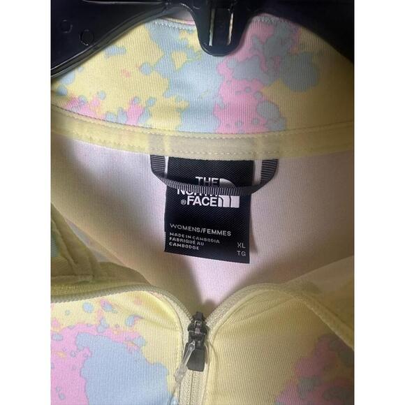 NWT The North Face Pastel Long Sleeve Cropped Quarter Zip Pullover Size XL - Picture 5 of 5